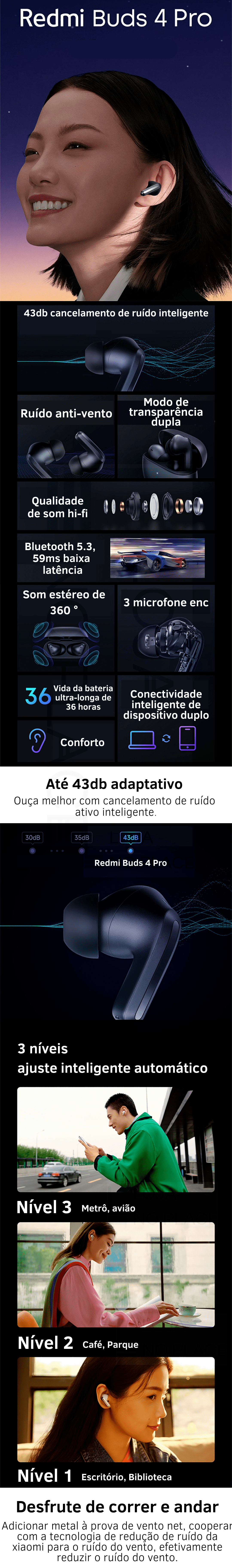 pagina de venda buds 4 pro